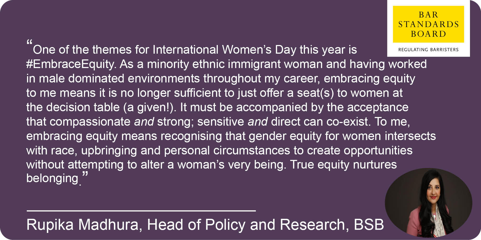 International Women's Month Testimonial - Rupika Madhura