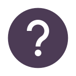 A circle with a large question mark within it