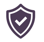 A shield with a tick to symbolise you are moving in the right direction on your journey to reporting a concern
